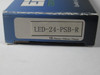 Eiko LED-24-PSB-R Miniature Lamp 24-28VAC Red 10 Pack NEW