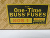 Bussmann NOS-1 One Time Fuse 1A 600VAC 10-Pack BOX DMG NEW