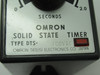 Omron DTS-100VAC Solid State Timer 0-2 Sec 100VAC 2A@200VAC 0.3A@100VDC USED