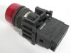 Allen-Bradley 800EP-P4 Pilot Light Red Lens Comes With 800E-4D0 SER A USED