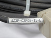 Yaskawa JZSP-CSP05-15-E Encoder Cable w/ Battery Case 15m Length USED