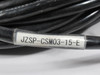 Yaskawa JZSP-CSM03-15-E Servo Motor Main Power Cable 750W 15m Length USED