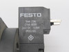 Festo 542602 MS6-EE-1/2-10V24-S Shut Off Valve 24VDC 3/2 4-10 bar USED