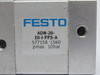 Festo 577158 ADN-20-10-I-PPS-A Compact Air Cylinder 20mm Bore 10mm Stroke USED