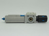 Festo 535724 MS4-LFR-1/4-D7-E-U-M-AS Filter Regulator w/ Gauge 0-16 bar USED