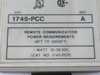 Allen-Bradley 1745-PCC SLC Interface Converter Ser. A C/W 1745-C1 Cable USED