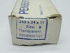 Penberthy 853572 Borosilicate Gage Glass Size 9 340mm L x 34mm x 17mm T NEW