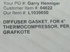 Kadant L1039650 Diffuser Gasket for 4" Thermocompressor 4-Pack SEALED NEW