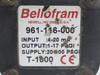 Bellofram 961-116-000 Pressure Transducer 1/4" 1-17 psig 4-20mA USED