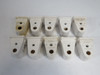 Leviton 2537 Single Pin Lamp Holder 660W 600V Lot of 10 USED