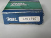 RBL LM11910 Tapered Roller Bearing Cup 1.781" OD 0.475" W OPEN BOX NEW