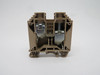 Dinkle DK35 Terminal Block 600V 100A AWG12-2 BEIGE USED