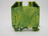 Dinkle DK35 Terminal Block 600V 100A AWG12-2 YELLOW/GREEN USED