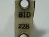 General Electric 81D228 Overload Relay Thermal Heating Element USED