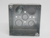 Raco 233 4" Square Electrical Box 2-1/8" Deep 1/2-3/4-1" Knockouts NOP