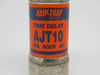 Gould AJT10 Time Delay Current Limiting Fuse 10A 600VAC USED