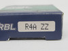 RBL R4AZZ Deep Groove Ball Bearing 0.25" Bore 0.625" OD 0.281" W NEW