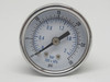 UCI SAD1501-30 Pressure Gauge 0-30psi 0-2bar 1.5"D 1/8"NPT Back USED