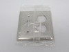 Pass & Seymour/Legrand SS18 Wall Plate 1Toggle Switch/1 Duplex Receptacle NWB