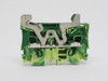 Wago 2004-1207 TOPJOB Terminal Block Green/Yellow 2 Conductor 4mm2 USED