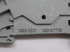 Wago 2002-3231 Triple Deck Terminal Block 2.5mm2 500V Gray USED