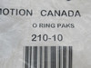 Motion Canada 210-10 O-Ring Pack 10-Pack NWB