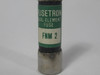 McGraw Edison Bussmann FNM-2 Fusetron Dual Element Fuse 2A 250V USED