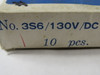 Spectro 3S6/130V/DC Miniature Bulb BA15d Base 130V 3W 10-Pack NOS