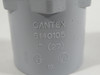 Cantex 5140105 PVC Male Conduit Adapter 1" USED