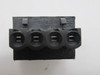 Weidmuller BLZ-5.08/4 Pluggable Terminal Block Black 4-Positions 250V USED