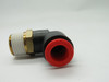 SMC KQL11-36S Male Elbow Push-In Fitting 3/8" Tube 3/8" NPT NOP