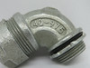 O-Z/Gedney 4Q-975T Liquid Tight Connector 90Deg 3/4" Insulated Throat USED