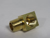 Generic Brass Street Elbow Fitting 90 Degree 1/4" NPT Lot of 2 USED