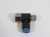 Festo 153183 QSTF-1/8-6-B Push-In T-Fitting R1/8" G1/8" Thread 6mm OD USED