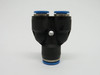 Festo 153155 QSY-10-8 Push-In Reducing Y-Connector 10mm/8mm Tube OD ! NOP !