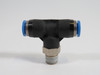 Festo 153107 QST-1/8-6 Push-In T-Fitting R1/8" Thread 6mm Tube OD NOP
