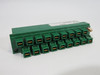 Allen-Bradley 1746-RT25G Green Terminal Block Connector *Missing Screw* USED