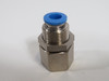 Festo 153164 QSSF-1/4-6-B Bulkhead Push-In Fitting G1/4" x 6mm Tube OD ! NOP !