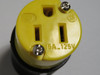 Pass & Seymour 5269-X Yellow Straight Blade Connector 15A MISSING SPACER USED
