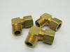 Anderson Fittings 69A-8C Brass Compression Elbow 1/2" Tube x 3/8" MNPT Lot/3 NOP