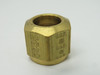 Parker 61NTA-8 Brass D.O.T. Compression Nut 1/2" Tube Lot of 6 USED