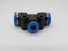 Festo QSMT-6-4 153369 Mini Push-In T-Connector 6mm x 4mm Tubing OD NOP