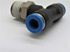 Festo QST-1/4-6 153108 Push-In T-Fitting R1/4" x 6mm Tubing OD USED