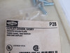 Hubbell P28I Ivory 3-Gang Toggle Switch and Duplex Outlet Cover Plate NWB
