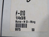 Daemar 010 Nitrile O-Ring 1/4" ID 3/8" OD 1/16" W Lot of 50 NOP