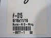 Daemar 015 Nitrile O-Ring 9/16" ID 11/16" OD 1/16" W Lot of 31 NOP