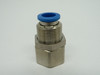 Festo 153166 QSSF-1/4-8-B Bulkhead Push-In Fitting G1/4" x 8mm Tubing OD USED