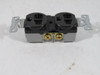 Cooper CR20BK Black Duplex Receptacle 20A 125V USED
