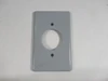 Scepter 20-3-RC-1510 Receptacle Cover Plate 2-1/2" Cut Out 4-3/4"x3" USED