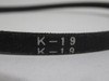 Bando K-19 V-Belt 5-1/16" Height 19" Length 1/4" Width ! NOP !